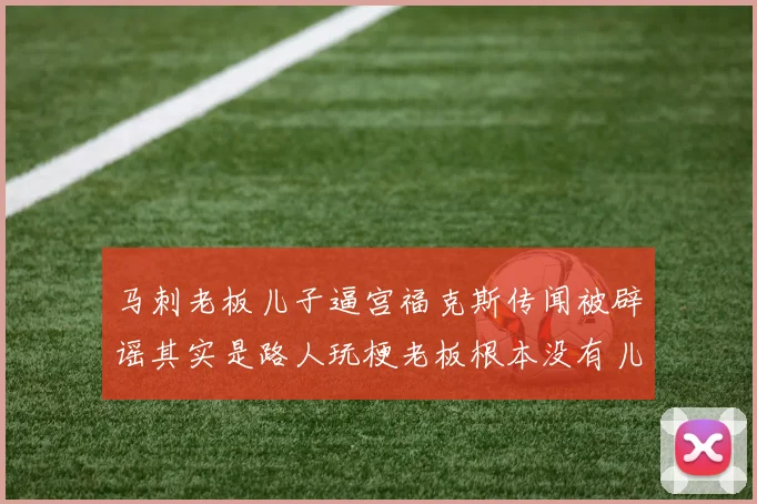 马刺老板儿子逼宫福克斯传闻被辟谣其实是路人玩梗老板根本没有儿子